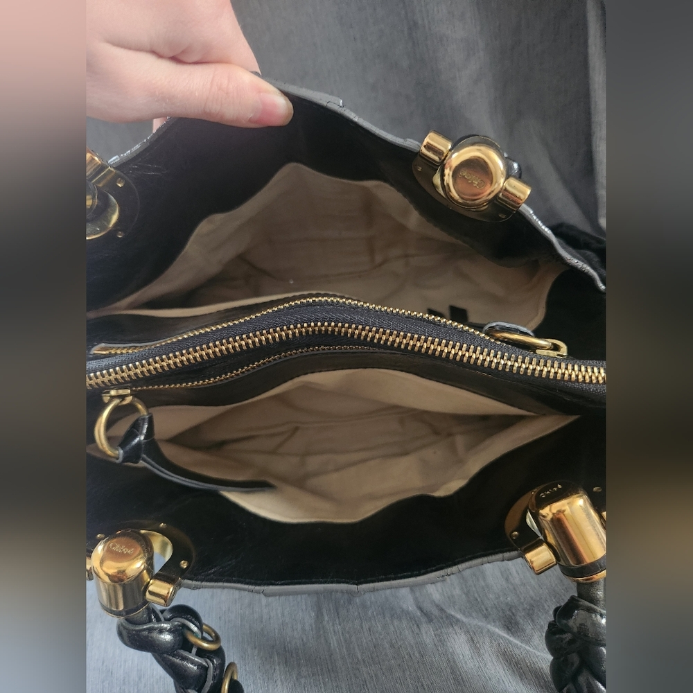 Chloé Heloise Vintage Satchel Handbag - Picture 7 of 12